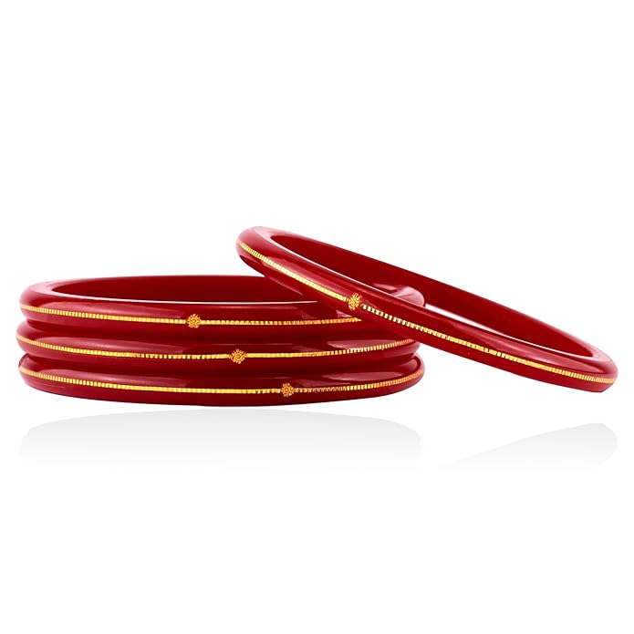 Orna Jewellers 22kt (916) Gold Handmade Pola Bangles (With 916 Certificate)